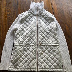 Rafaella womens jacket. white, small.